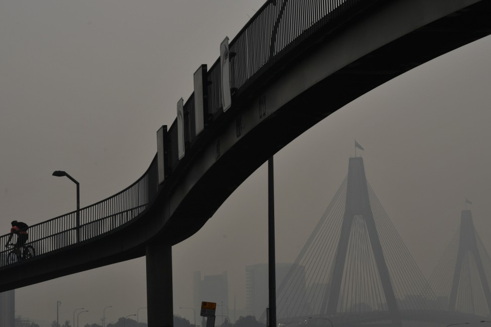 Smoke Haze Over Sydney As Fire Danger Risk Heightens