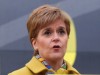 SNP leader Nicola Sturgeon campaigns in Edinburgh