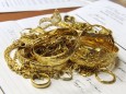 Dec 18 2009 Atlanta Georgia USA A shipment of nearly 10 oz of gold jewelry awaits the meltin