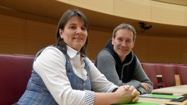 Kommunalwahl: Die beiden Landtagsabgeordneten Claudia Köhler und Markus Büchler.