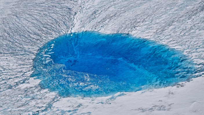 Blauer See auf Grönland