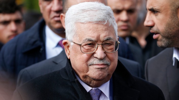 Palästinensische Autonomiegebiete: Palästinenser-Präsident Mahmud Abbas
