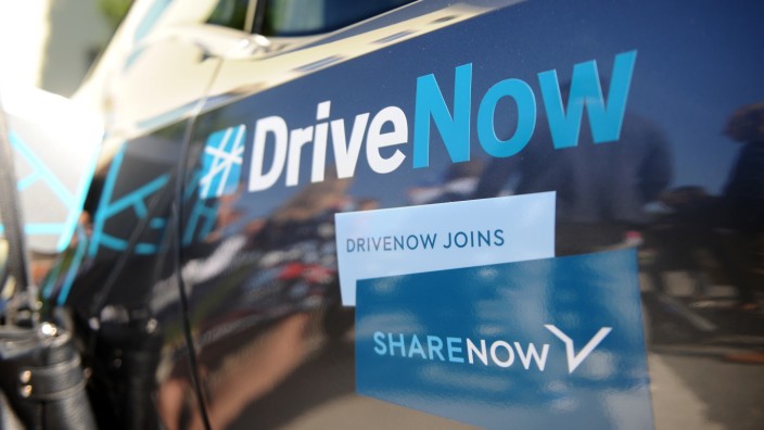 Fahrzeug des Carsharing-Anbieters "ShareNow", 2019
