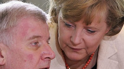 CSU kontra CDU: Schwierige Partner: CDU-Chefin Merkel und der CSU-Vorsitzende Seehofer