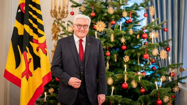 Fototermin zur Weihnachtsansprache des Bundespräsidenten