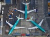 FILE PHOTO: An aerial photo shows Boeing 737 MAX airplanes parked on the tarmac at the Boeing Factory in Renton