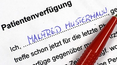 Patientenverfügung: Die Patientenverfügung: In Deutschland haben bereits sieben Millionen Menschen eine verfasst.
