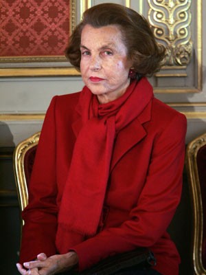 L'Oréal-Erbin Liliane Bettencourt, Foto: AFP