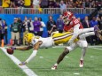 Sport Bilder des Tages December 28, 2019: LSU s Justin Jefferson (2) reaches out to score his first touchdown of the day