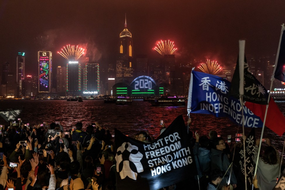 BESTPIX - Hong Kong Marks New Year With Anti-Government Protests
