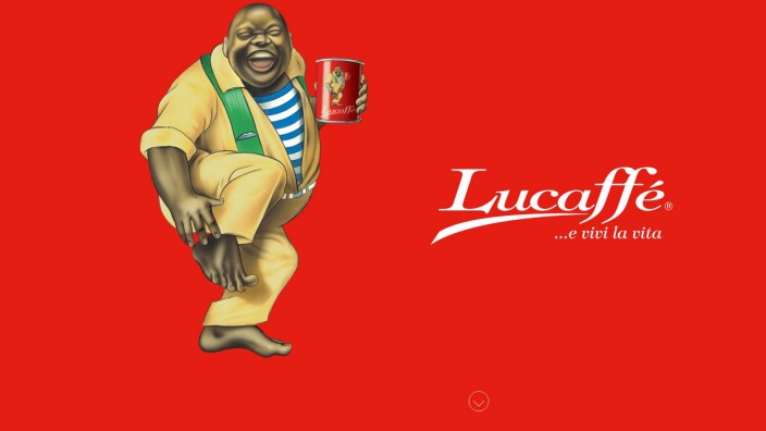 Werbung und Vorurteile: Das hier ist tatsächlich das aktuelle Lucaffé-Logo.