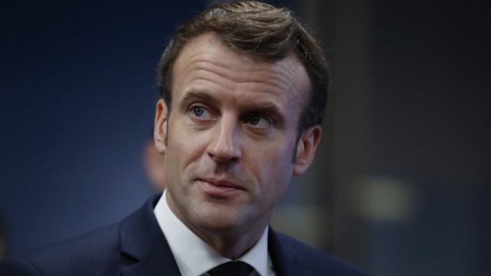 Frankreich: Steht bei den Demonstrationen gegen die Rentenreform als praktisch einziger Sündenbock da: Emmanuel Macron.