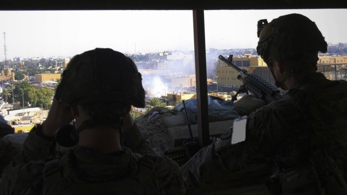 Irak: Soldaten in der US-Botschaft in Bagdad
