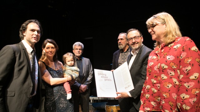 Verleihung Georg-Elser-Preis an Michael Buschheuer. Gasteig, Black Box