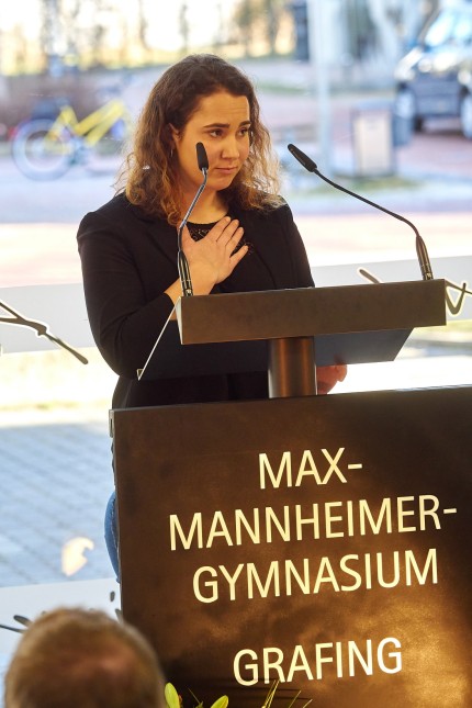 Namensgebungsfeier May-Mannheimer Gymnasium Grafing