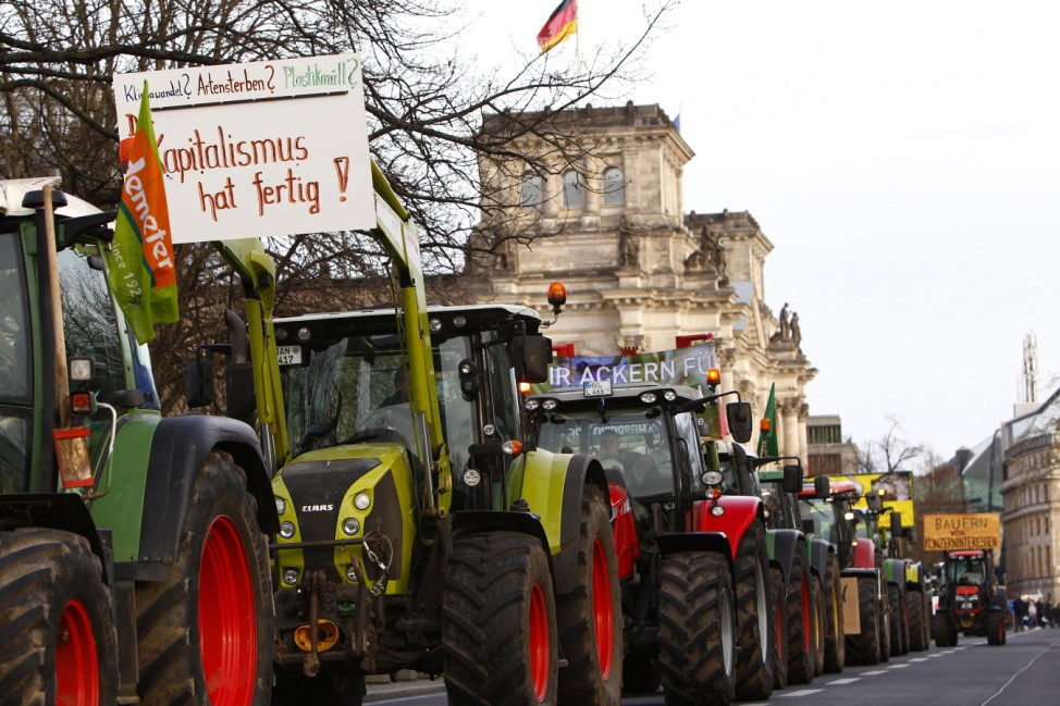 Activists Protest Against Corporate Agriculture