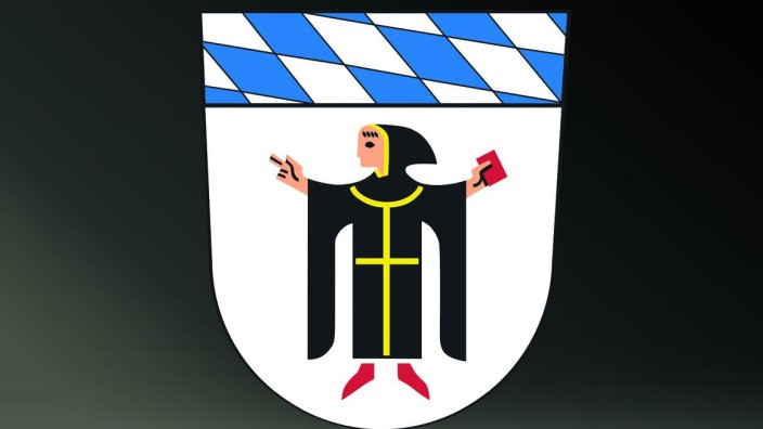 Neuer Regierungsbezirk: Jeder Regierungsbezirk hat ein eigenes Wappen, das von Oberbayern zeigt einen Löwen und die weiß-blauen Rauten. Gut möglich, dass bald ein neues Wappen mit dem Münchner Kindl dazukommen könnte. Illustration: Dennis Schmidt