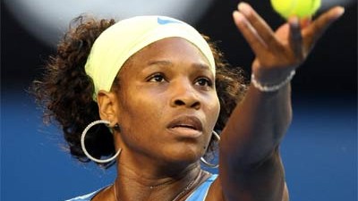 Australian Open in Melbourne: Mit gewaltiger Schlagkraft zum Sieg: Serena Williams bei den Australian Open.