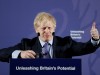 British Prime Minister Boris Johnson outlines his government's negotiating stance with the European Union after Brexit, in London