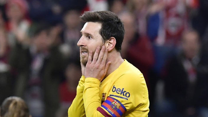 Fußball in Europa: Startet die Liga in Spanien noch einmal? Auch Lionel Messi weiß es nicht.