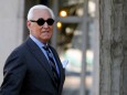 FILE PHOTO: Roger Stone, former campaign adviser to U.S. President Donald Trump, arrives for the continuation of his criminal trial on charges of lying to Congress, obstructing justice and witness tampering at U.S. District Court
