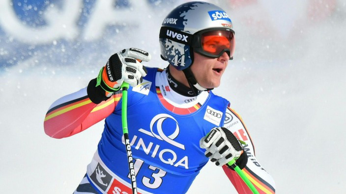 Ski alpin: Thomas Dreßen bei der Weltcup-Abfahrt in Saalbach-Hinterglemm 2020
