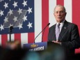Democratic presidential candidate Michael Bloomberg attends a campaign event at Buffalo Soldiers national museum in Houston