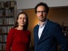 Mariette Rissenbeek and Carlo Chatrian, the co-directors of the Berlin Film Festival, in Berlin, Jan. 20, 2020. (Lena Mucha/ The New York Times)