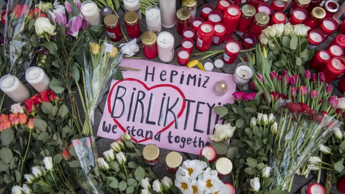 Mourners Gather In Hanau For Shooting Victims