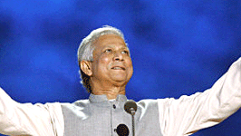 Soziale Projekte: Friedensnobelpreisträger Muhammad Yunus.