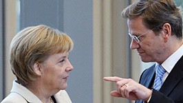 Merkel Westerwelle Koalitionsgespräche Gesundheitspoltik Getty