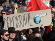 Demonstration gegen Ministerpräsidentenwahl in Thüringen