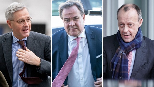 Neuer CDU-Vorsitzender: Röttgen, Laschet und Merz kämpfen um den CDU-Vorsitz.
