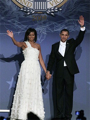 Barack und Michelle Obama; AP