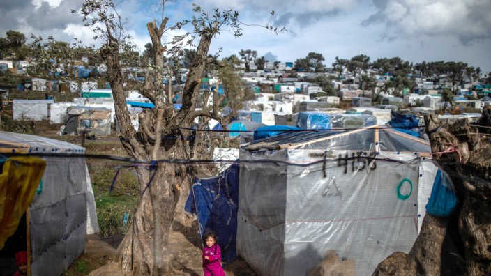 Flüchtlingslager auf Lesbos nach Ausschreitungen