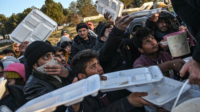 Türkei: Flüchtlinge an der griechischen Grenze