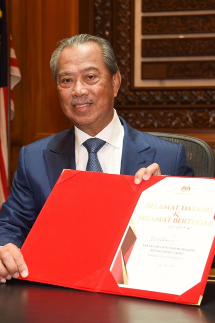 Malaysia: Malaysias Premier Muhyiddin Yassin.
