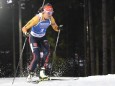 Denise Herrmann of Germany competes during the women s 7.5km sprint race at the World Biathlon Cup in Nove Mesto na Mor; Denise Herrmann Nove Mesto