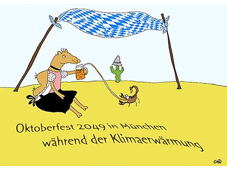 Cartoon zum Oktoberfest