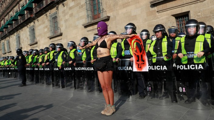 International Women's Day in Mexico City