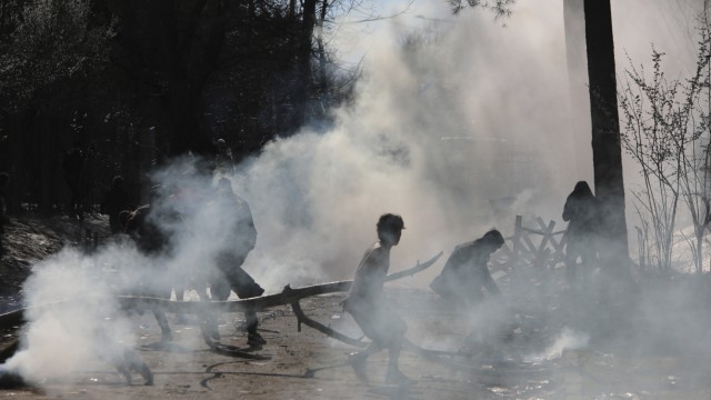 Flüchtlinge: Tränengas-Einsatz gegen Flüchtlinge an der türkisch-griechischen Grenze.