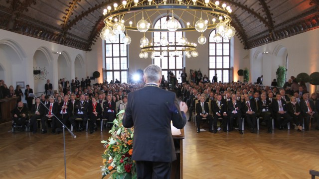 Da war er noch der Neue: Dieter Reiter bei der feierlichen Vereidigung des neuen Stadtrats im Mai 2014 im Saal des Alten Rathauses.