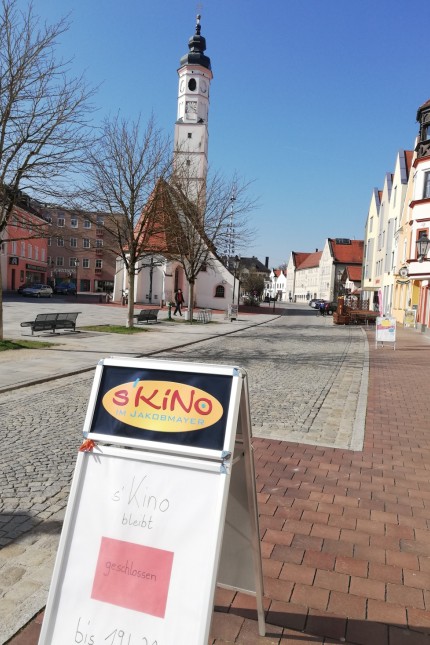 Corona in Dorfen: Das Kino im Jakobmayer ist geschlossen.