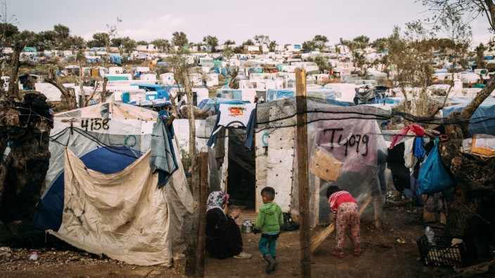 Flüchtlingslager Griechenland Coronavirus