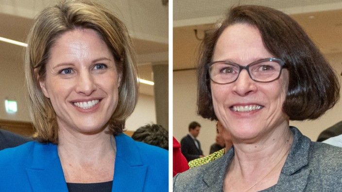 Kommunalwahl in Bayern: Astrid Freudenstein (links) will für die CSU ins Regensburger Rathaus, Gertrud Maltz-Schwarzfischer will für die SPD den Erfolg holen.