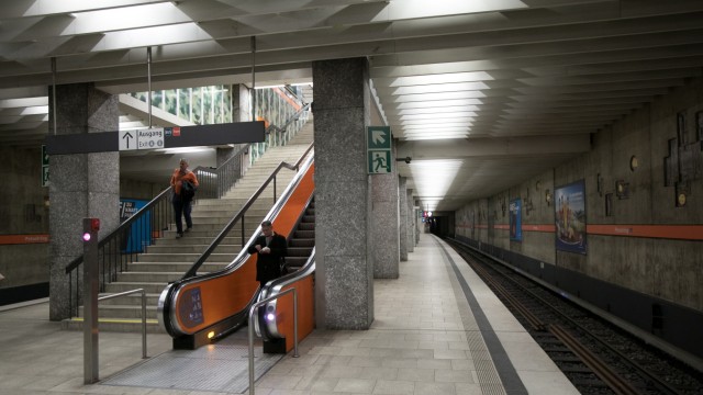 U-Bahnhof Petuelring in München, 2019