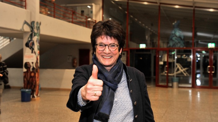 Gauting: Rathaus Kommunalwahlen, Stichwahl Brigitte Kössinger