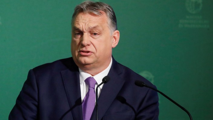 FILE PHOTO: Hungary's PM Orban takes part in an annual business conference