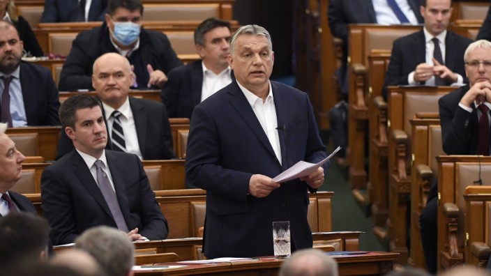 Ungarn: Künftig kann er per Dekret regieren, das Parlament aushebeln und Wahlen verschieben: Ungarns Premier Viktor Orbán.