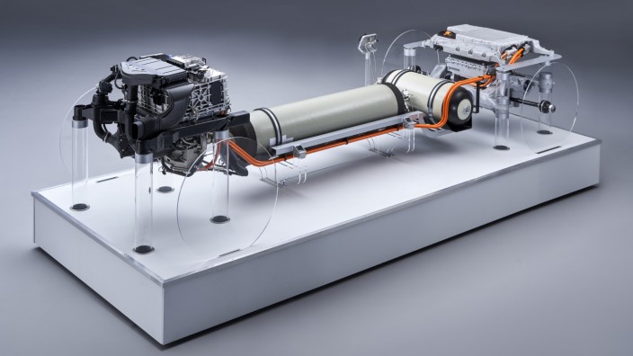 Fahrzeugstudie mit Wasserstoffantrieb: BMW i Hydrogen NEXT. Copyright BMW, Online-Rechte frei.
